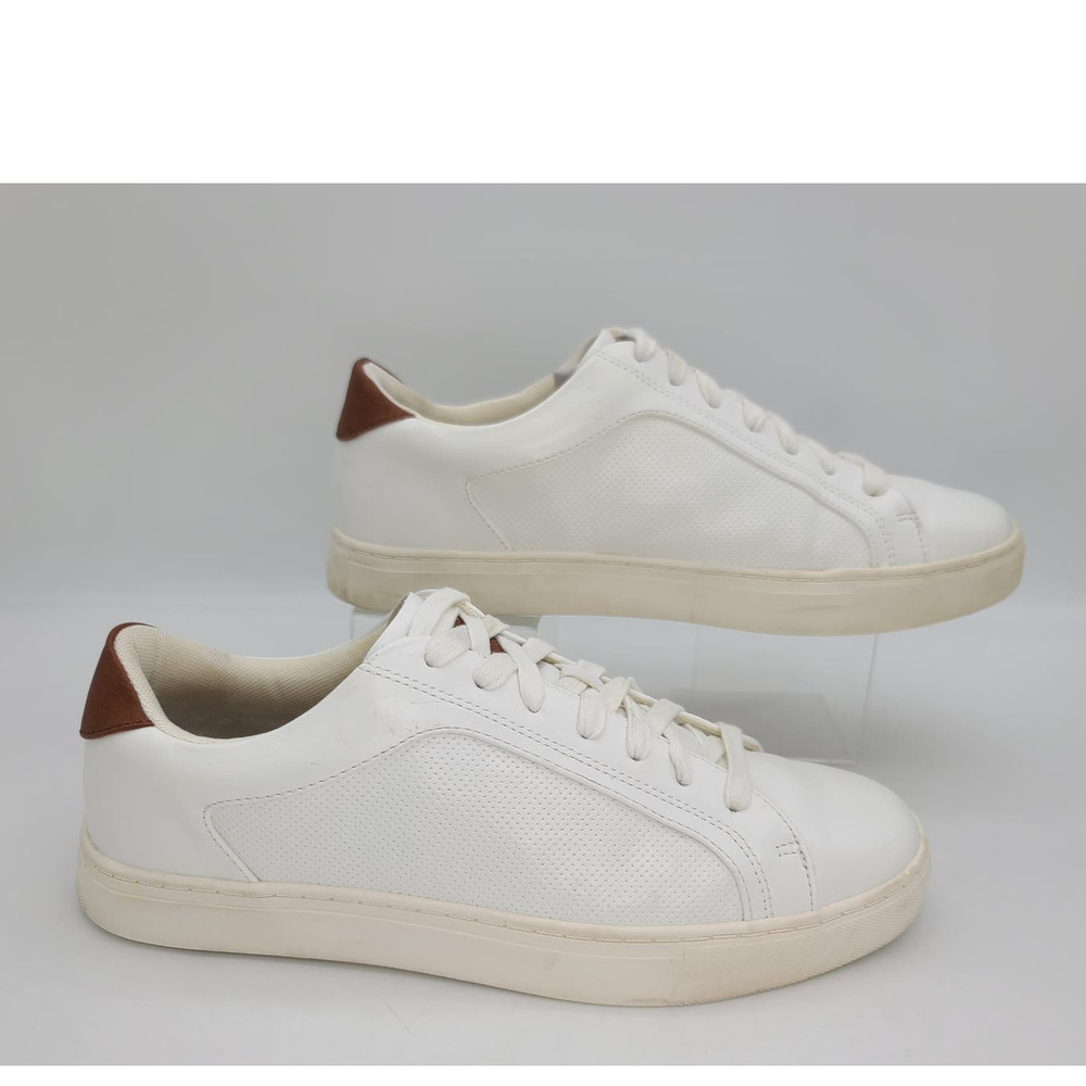 Madden NYC Men's Chase Lace-up Court Sneaker Size 9 Color White